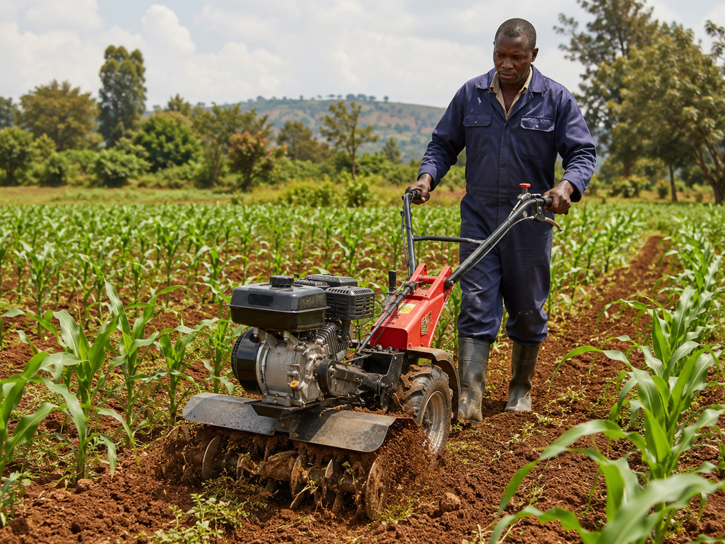 Agricultural weeding machine
